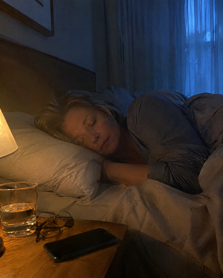 You sleep through the night