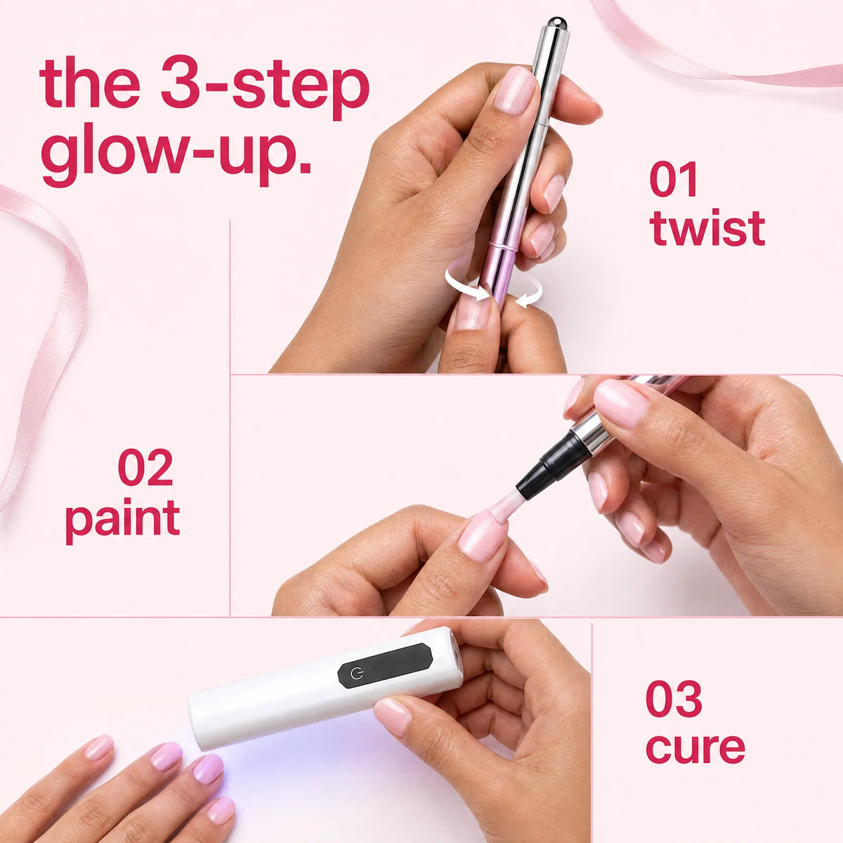 Twist, paint and cure with the Ceyla gel pen