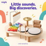 Ceyla Little Symphony wooden music station: little sounds, big discoveries