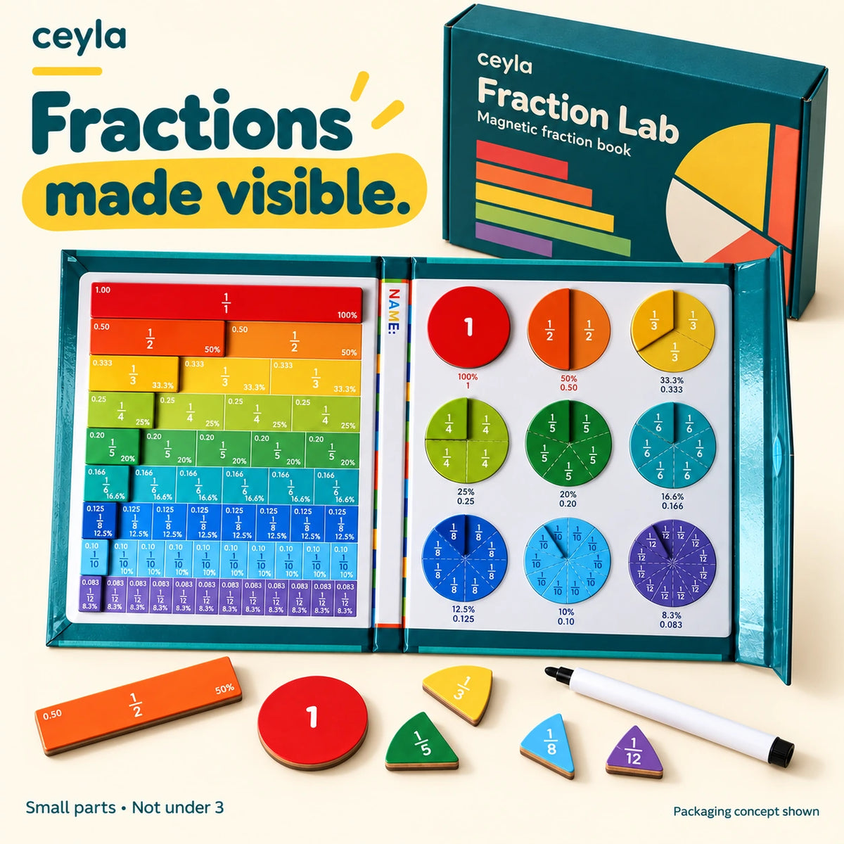 Ceyla Fraction Lab complete set