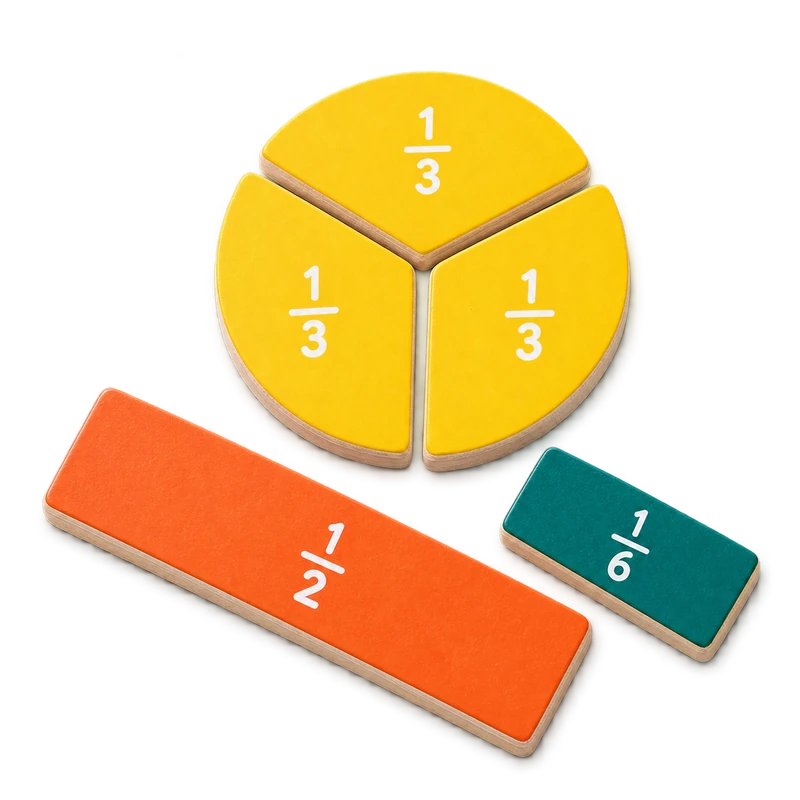 Decorative fraction pieces